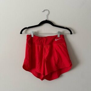 Nike Women's Vibrant Red Athletic Shorts